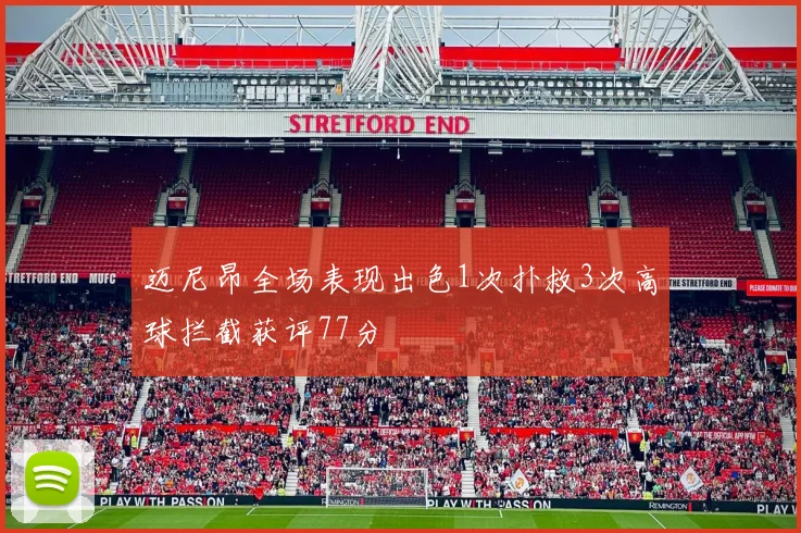 迈尼昂全场表现出色1次扑救3次高球拦截获评77分
